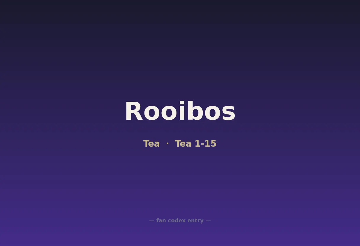 Rooibos